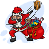 Doux Dab Dabbing Père Noël Noël