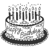 Happy Birthday cake