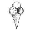 ice cream cones