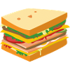 Süßes Sandwich