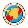 Congo - Congo flag map