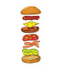 Hamburger Burger Cheeseburger Instructions Gift