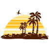 sunset island