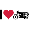 Heart moped