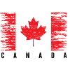 Grunge Canadian Flag