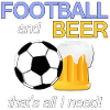 Football & Beer, Football, Gift