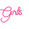 Girlsgarage.de logo rose/blanc