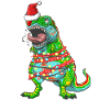 Weihnachtsbaum TRex Tree Rex Dinosaurier