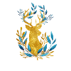 Golden deer