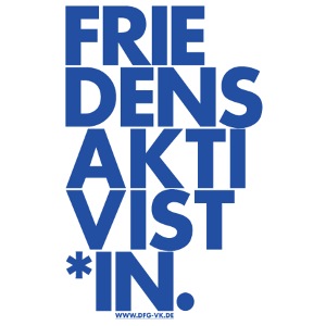 FRIEDENSAKTIVISTIN*IN (blue)