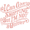 Shopping Quitter Graphic
