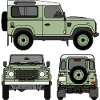 Defender 90 - Sides