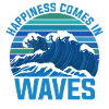 Happiness comes in waves