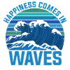 Happiness comes in waves