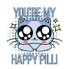 Happy pill happy cat