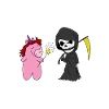 Død enhjørning søt emo goth goth mørk jente