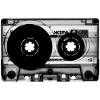 Kassette Audio Vintage Design