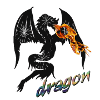 dragon ,The fiery dragon