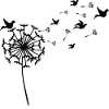 Dandelions become birds