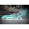 Sports car Neon