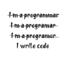 I am a programmer