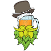 Ein Bier mit Bart