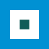 Square blue white Caro