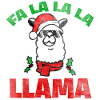Lama de noël