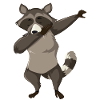 Dabbender raccoon