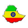 Ethiopia Ethiopia flag map