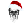 Crâne à Noël
