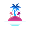 Island palms design time out