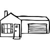 Building - house with garage - sw