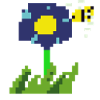 Pixel flower