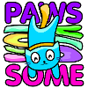 Süsse Katze bunt