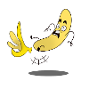 Banane / banane - glissé