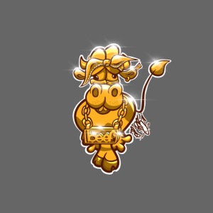 Goldene Gangster Kuh / Gold Thug Cow