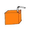 Trinkpäckchen orange