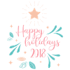 Joyeux étoiles fonte Noël