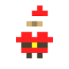 Pixel Santa Claus Christmas
