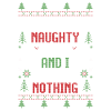 UGLY CHRISTMAS I´M ON THE NAUGHTY LIST