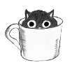 Cat in cup