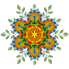 Flowers mandala
