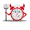 Devil alarm clock
