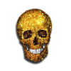 Gold Skull