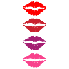 Lipstick kiss mouth