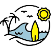 Summer beach
