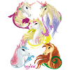 Schleich bayala unicorns and Pegasus horses