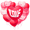 Balloons heart love