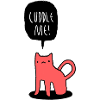 cat with knife
